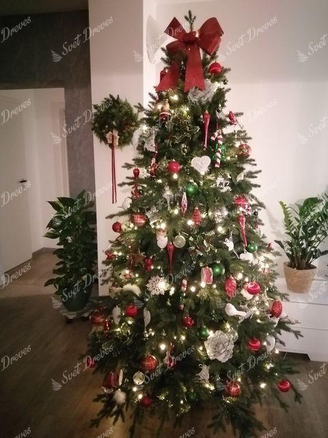 Umetno božično drevo 3D Smreka Gorska 210cm