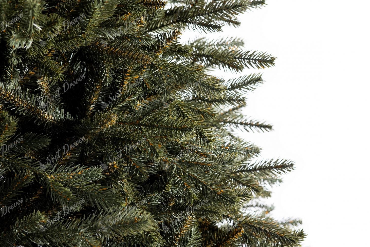 Umetno božično drevo 3D Smreka Alpska XL, podrobnosti igel