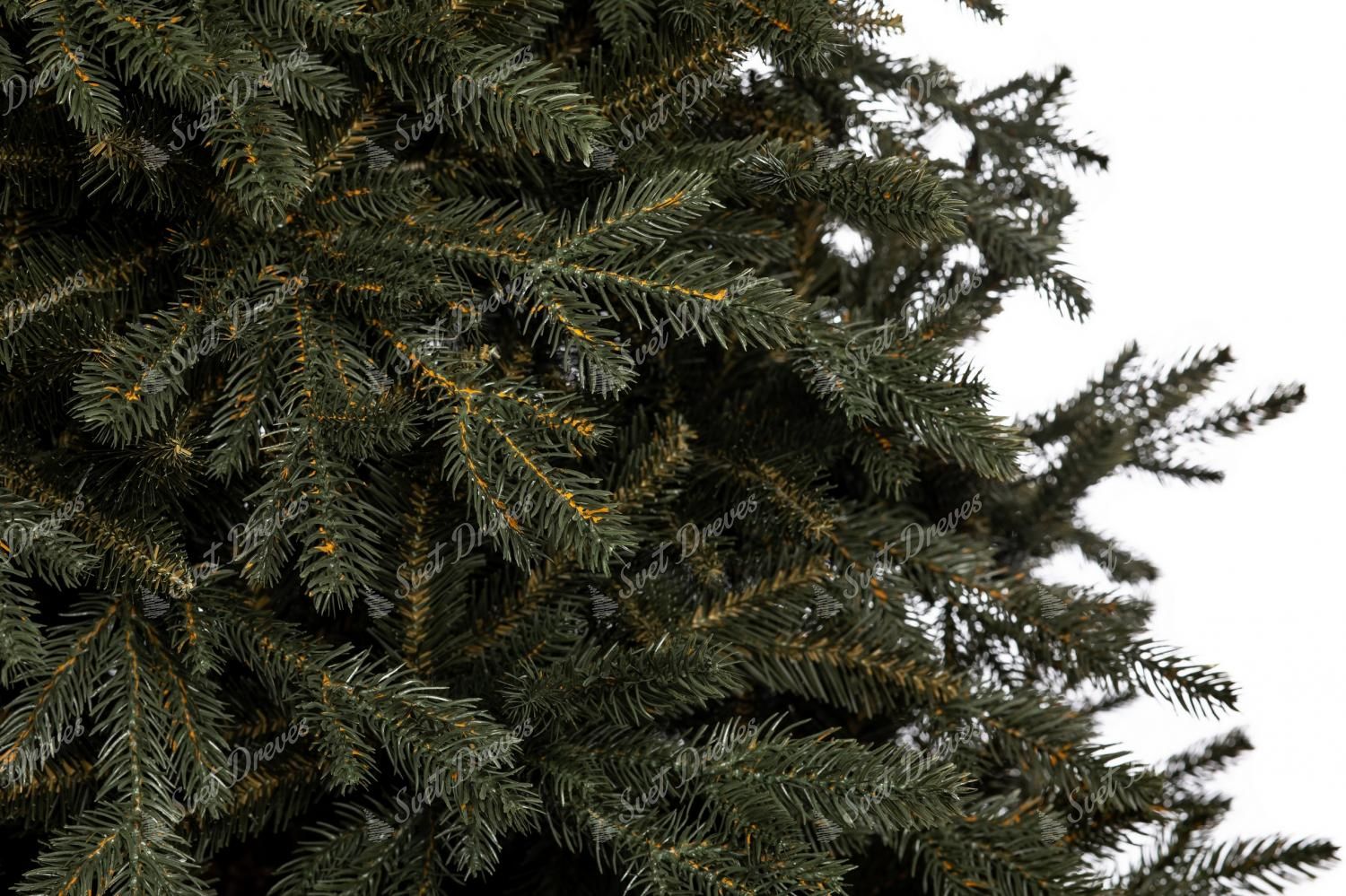 Umetno božično drevo 3D Smreka Alpska XL, podrobnosti igel