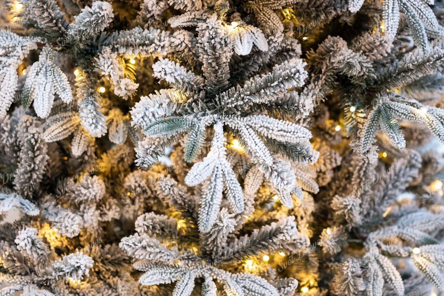 Novoletna jelka 3D Jelka Sibirska z LED lučkami
