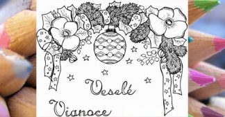 Božična pobarvanka