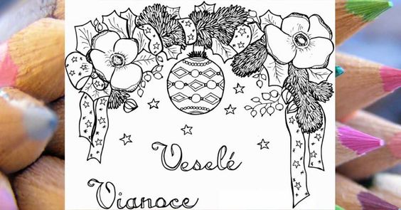 Božična pobarvanka