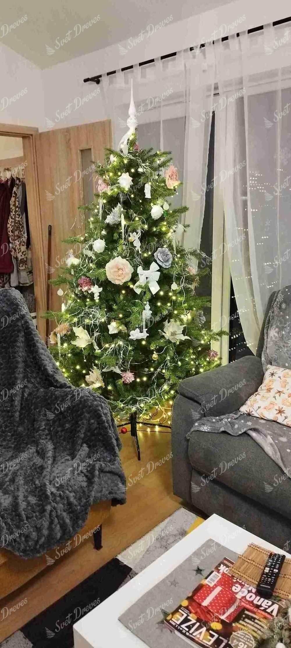 Umetno božično drevo FULL 3D Smreka Ekskluzivna 180cm