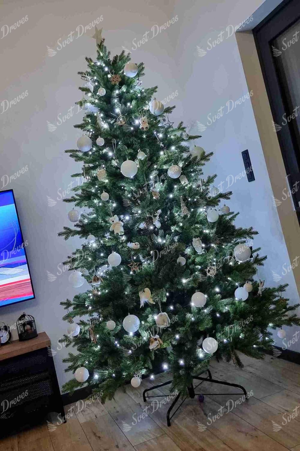 Umetno božično drevo FULL 3D Smreka Ekskluzivna 240cm