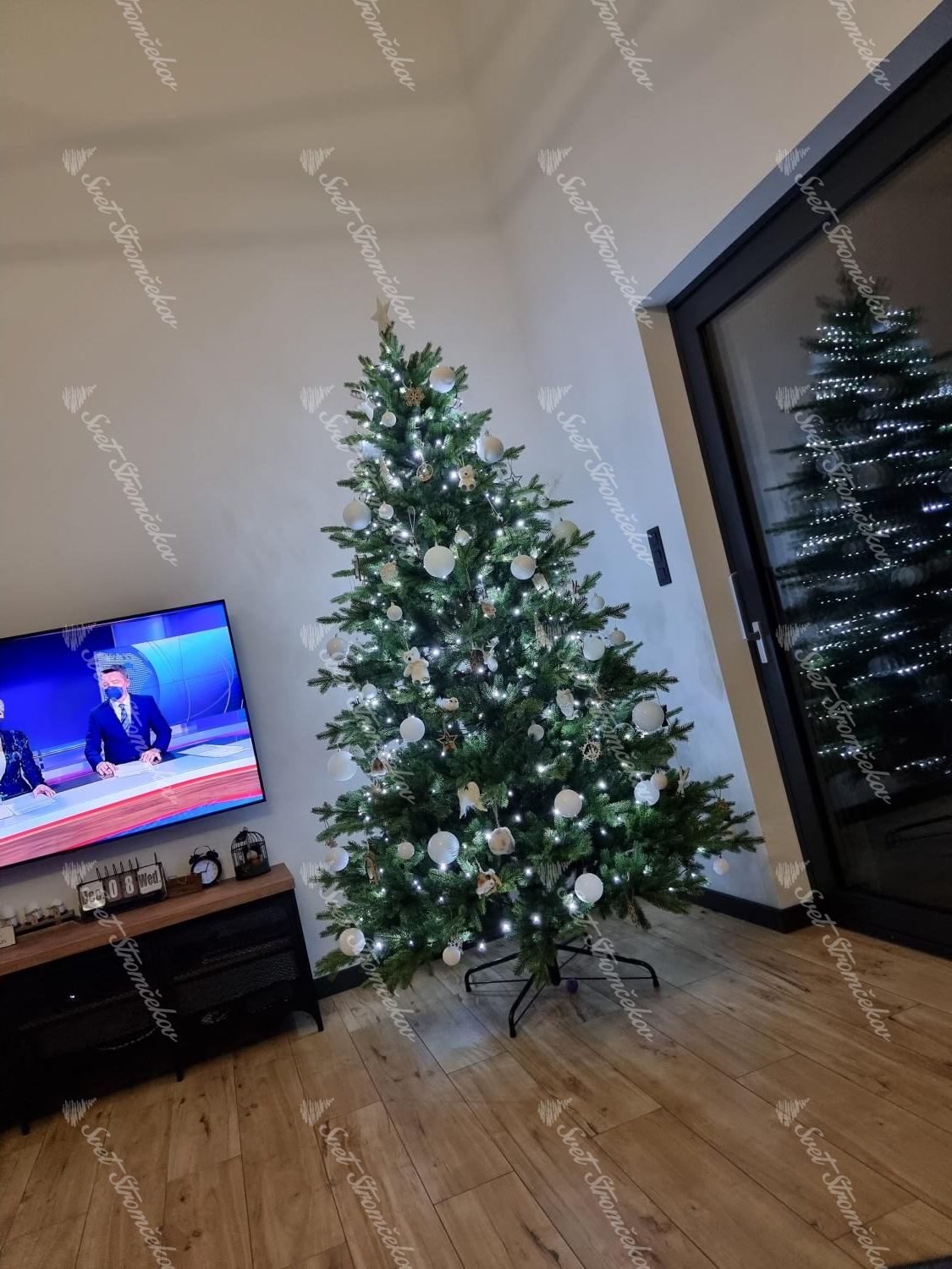 Umetno božično drevo FULL 3D Smreka Ekskluzivna 240cm