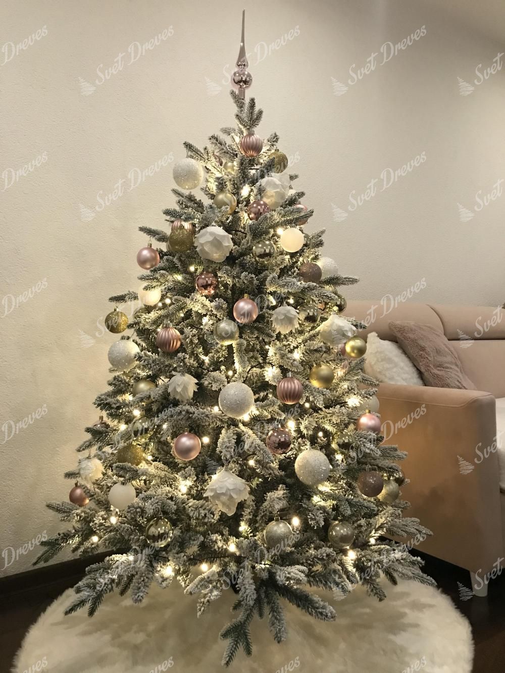 Umetno božično drevo 3D Kraljevska smreka 150cm