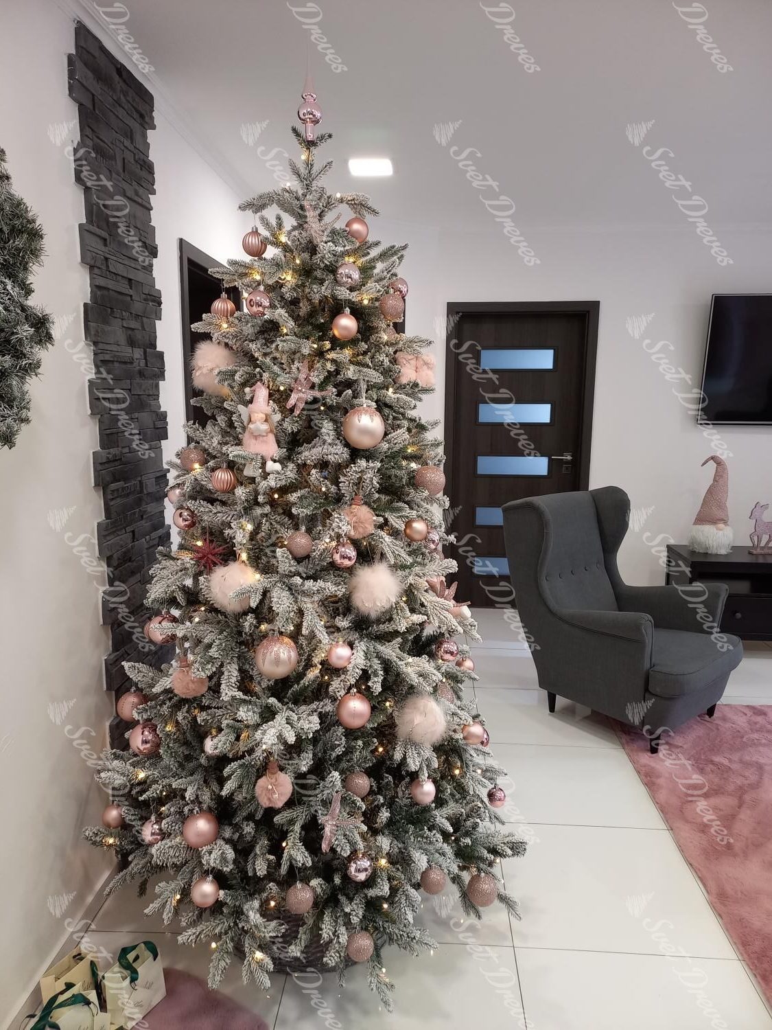 Umetno božično drevo 3D Kraljevska smreka 210cm