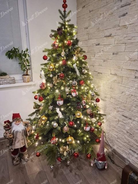 Umetno božično drevo FULL 3D Smreka Ekskluzivna 210cm