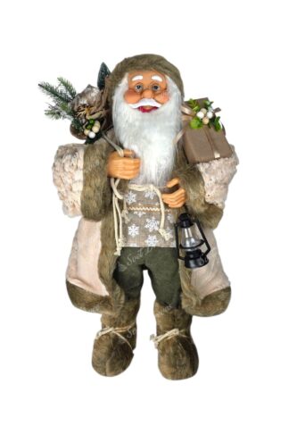 Dekoracija Božični Miklavž Kremasto 80cm