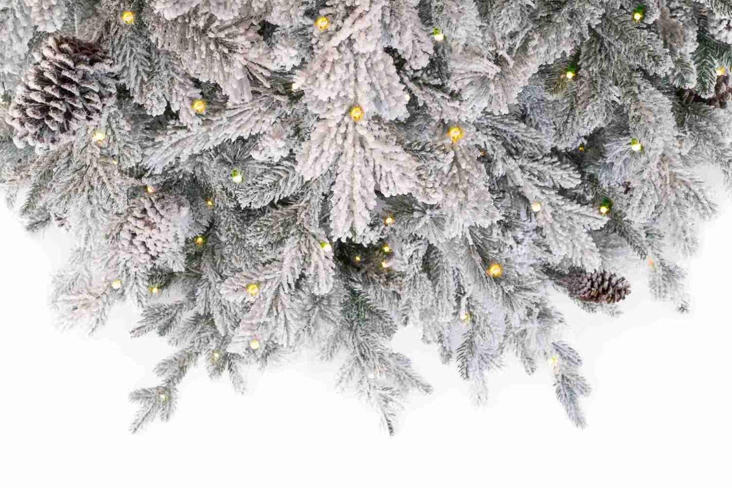 Umetno božično drevo 3D Smreka Polarna LED
