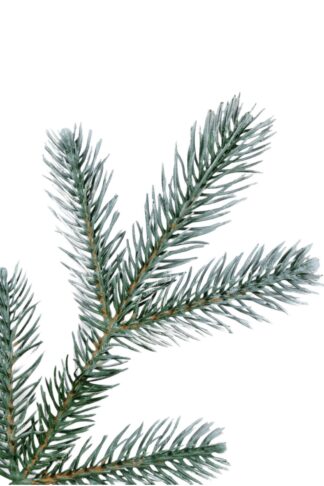 Umetno božično drevesce 3D Smreka Srebrna