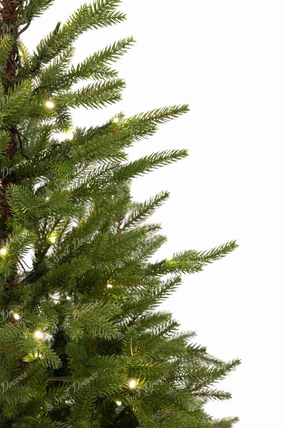 Božično drevesce v lončku 3D Smreka Karpatska 120cm 150LED