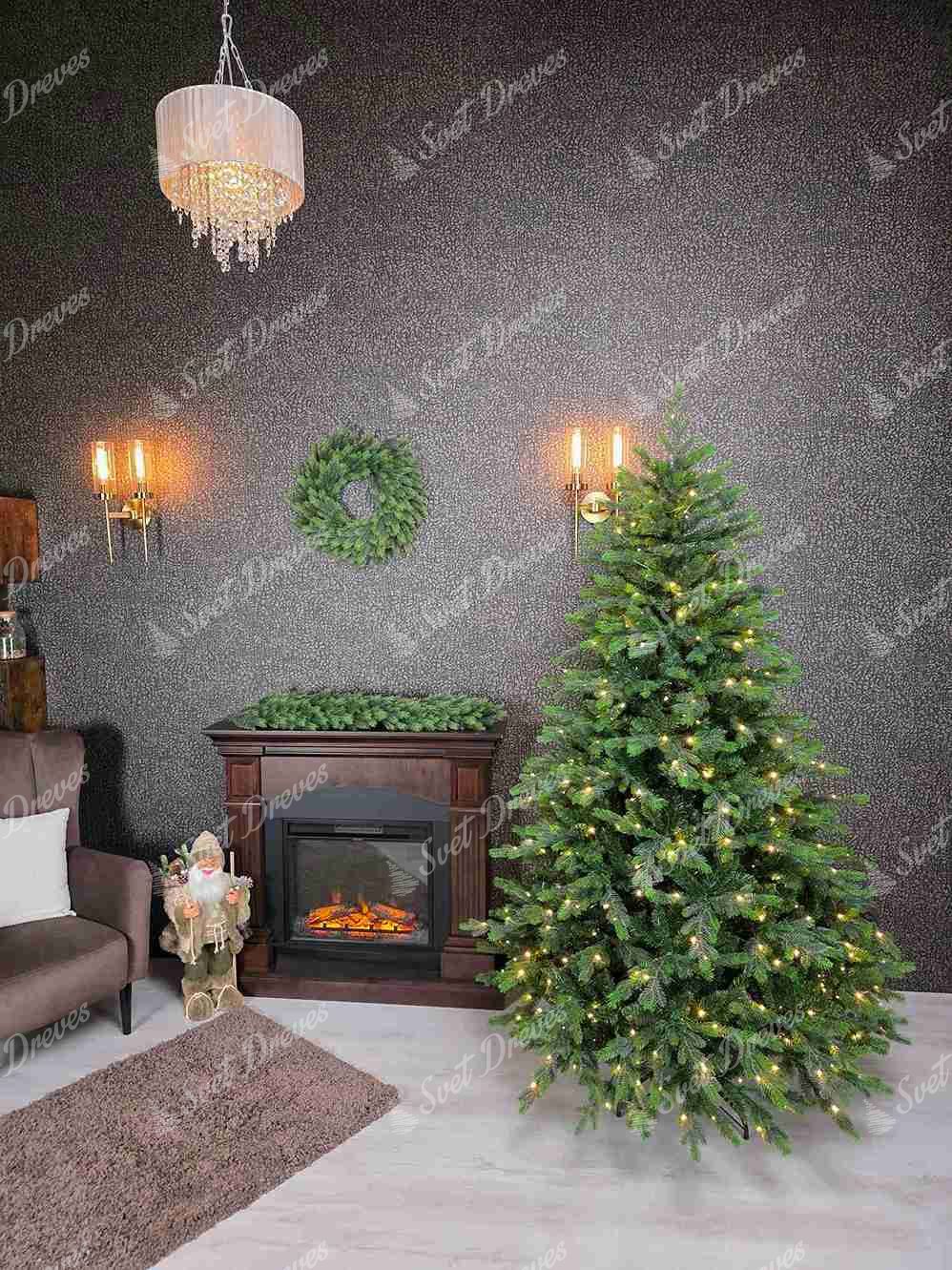 Umetno božično drevo 3D Italijanska Smreka 270cm 930LED