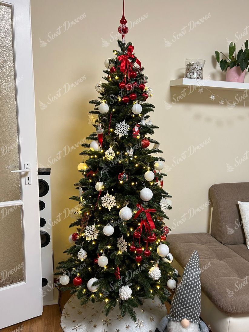 Božično drevesce 3D Jelka Normandska Ozka 180cm