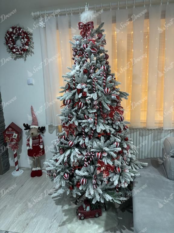 Umetno božično drevesce 3D Smreka Grenlandska 180cm
