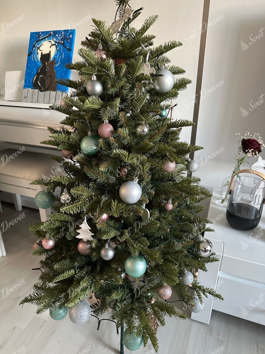Umetno božično drevo 3D Kavkaška Jelka 120cm