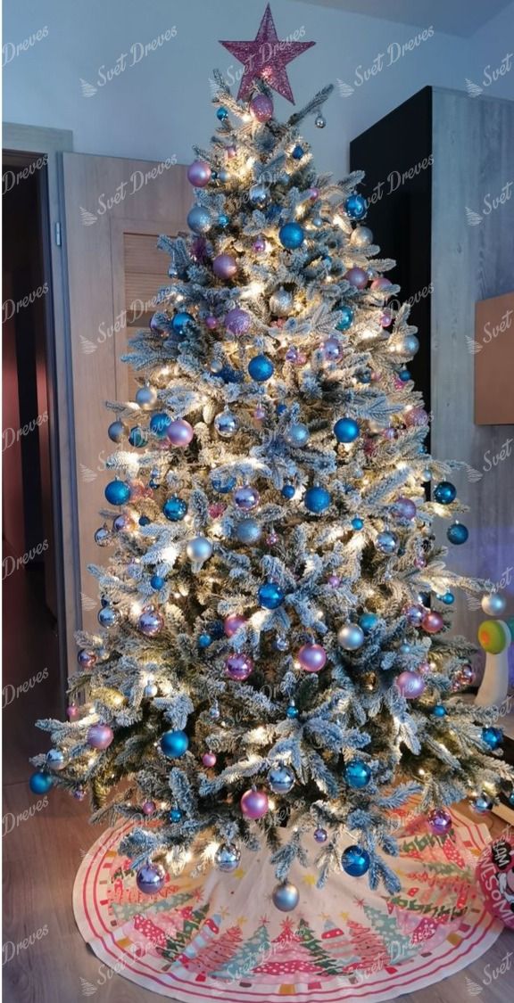Umetno božično drevo 3D Smreka Kraljevska 210cm LED350