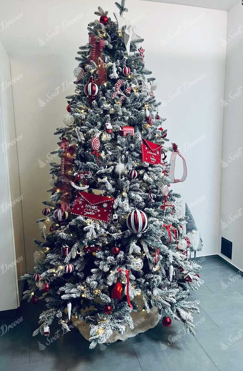 Umetno božično drevo 3D Smreka Kraljevska 240cm LED500
