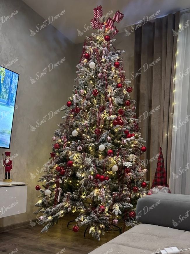 Umetno božično drevo 3D Smreka Kraljevska 240cm LED500