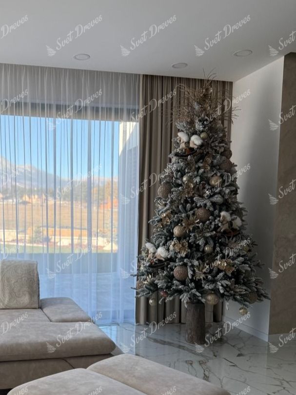 Umetno božično drevo 3D Smreka Kraljevska 240cm LED500