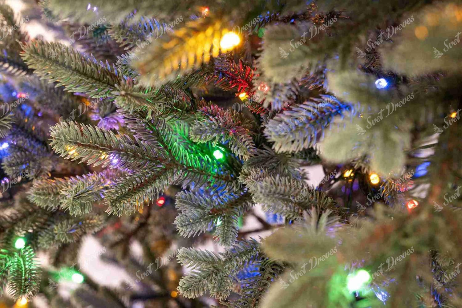 Umetno božično drevo FULL 3D Smreka Bodeča LED