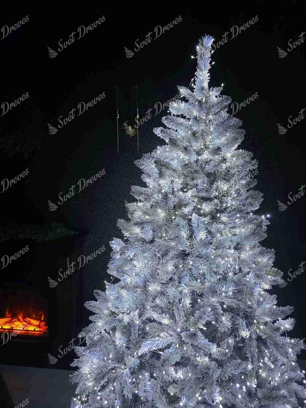 NANO LED lučke za božično drevo hladno bele 16m 540LED