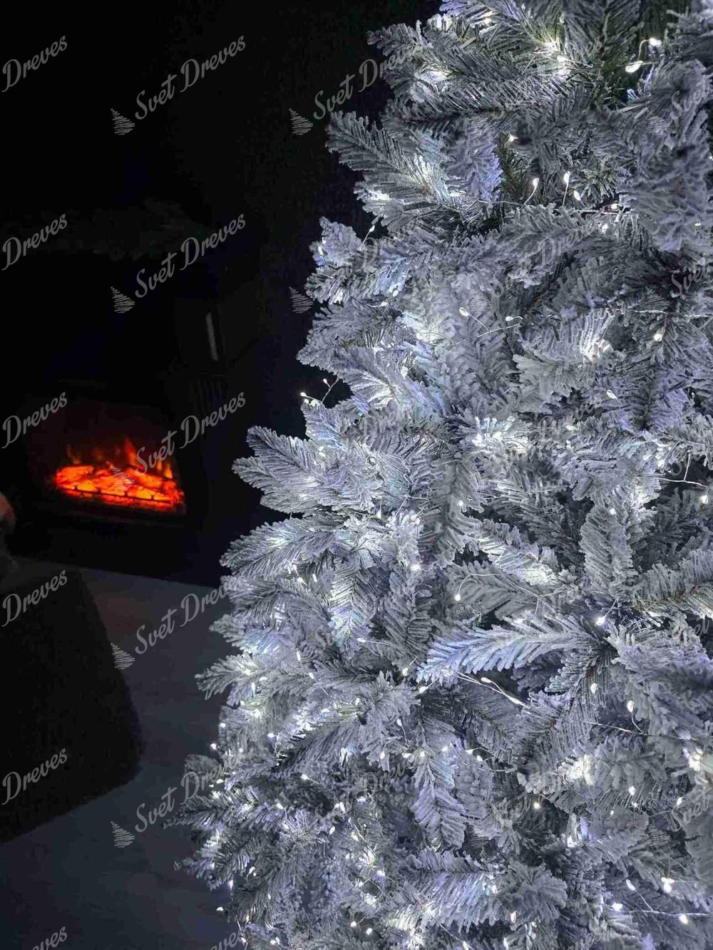 NANO LED lučke za božično drevo hladno bele 16m 540LED
