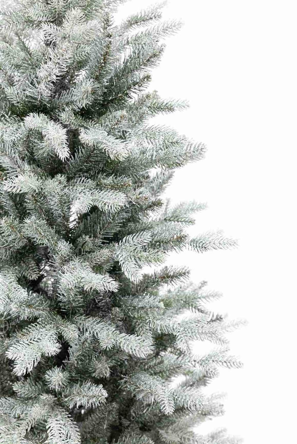 Umetno božično drevo 3D Smreka Zmrznjena v lončku 150cm