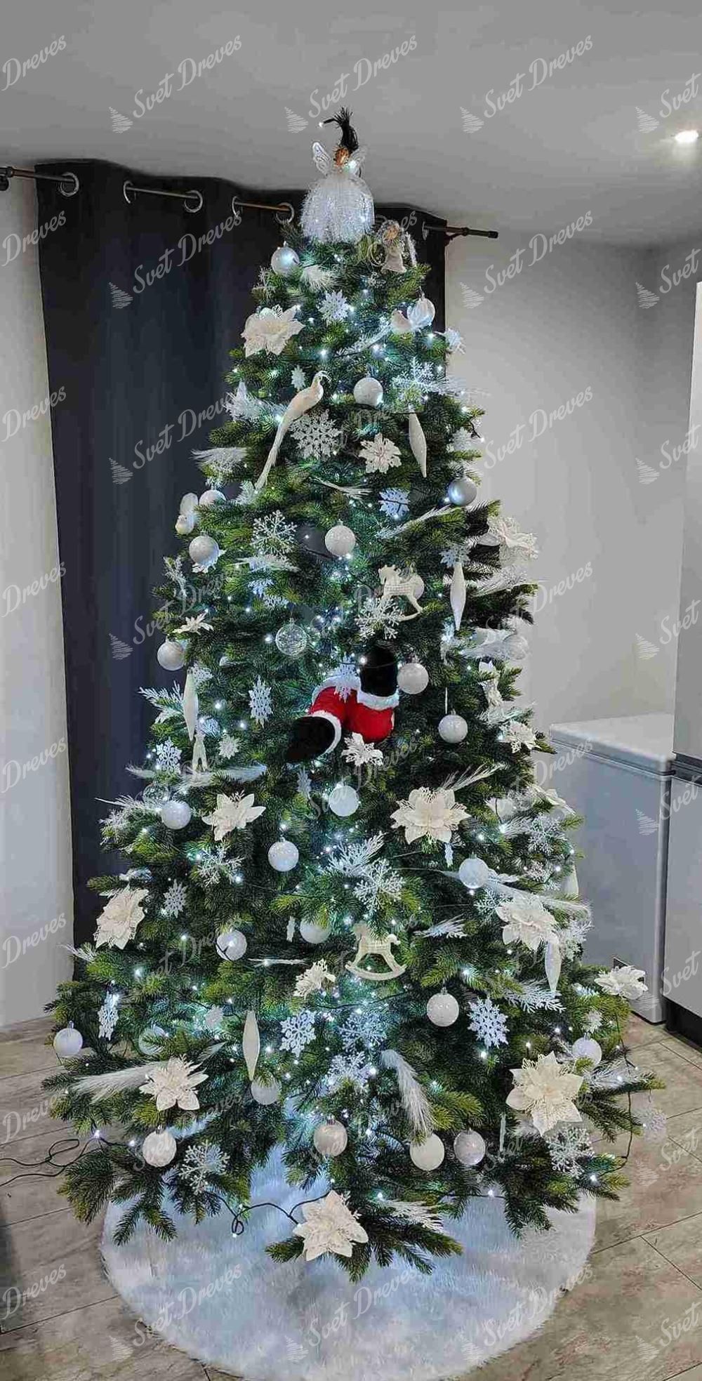 Umetno božično drevo 3D Italijanska Smreka 210cm
