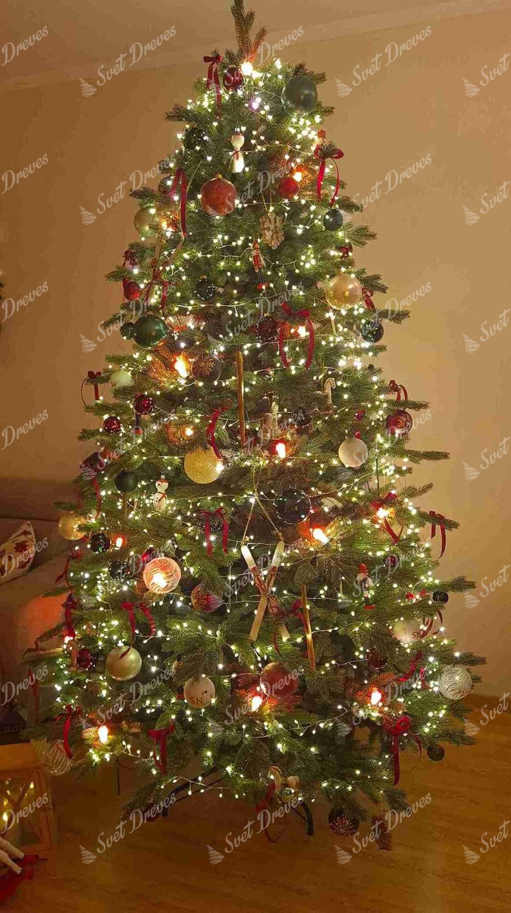 Umetno božično drevo FULL 3D Smreka Ekskluzivna 240cm